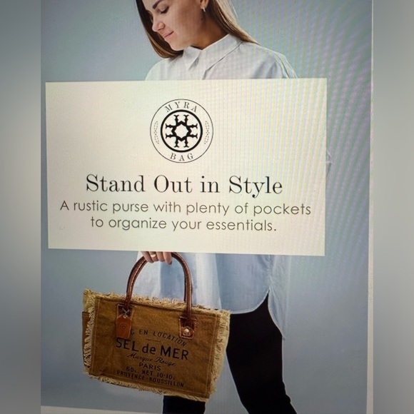 EUC Myra Sel Del Mar Can as Tote Bag - Picture 3 of 13